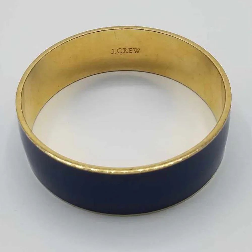 J Crew Navy Enamel Bangle - Picture 5 of 6